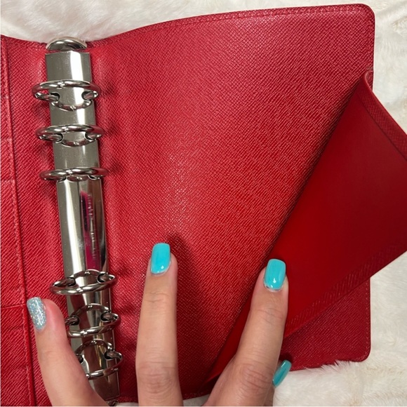 SOLD—Louis Vuitton Red Epi MM Agenda - Picture 2 of 9